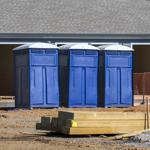 are there any restrictions on where i can place the portable toilets during my rental period in Clallam Bay WA